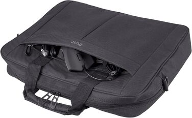 Сумка для ноутбука Trust Primo 16 дюймів, сумка з плечовим ременем, сумка для перенесення з внутрішньою підкладкою для захисту, су