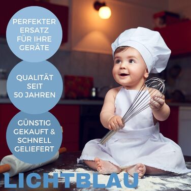 Світло-блакитний набір з 2 тримачів для кухонного комбайна Bosch MUM5 I Запасна частина для подрібнювача гілок безперервної дії підходить для аксесуарів MUZ5VL1, MUZ5DS і MUM5 00630760 630760 I Bosch MUM5