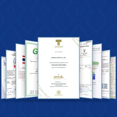 Подушка Talalay виготовлена зі 100 натурального латексу, знімає тиск, біль у шиї та плечах, без хімічних речовин з піни з ефектом пам&39яті, ідеальна упаковка (Med, King (834015) см) Medium King (834015) см