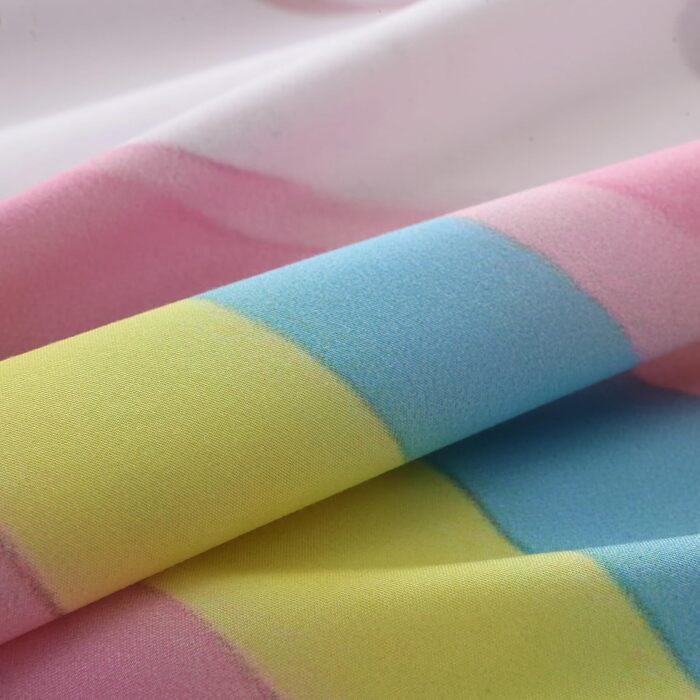 Підковдра та наволочка MUSOLEI Єдиноріг для дітей Рожевий Фіолетовий Синій Білий Зелений Небесно-блакитний і райдужний Єдиноріг М'