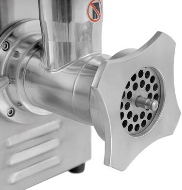 Професійна м'ясорубка з нержавіючої сталі електрична 750 Вт - 150 кг/год м'ясорубка з нержавіючої сталі, ковбасна машина в якості