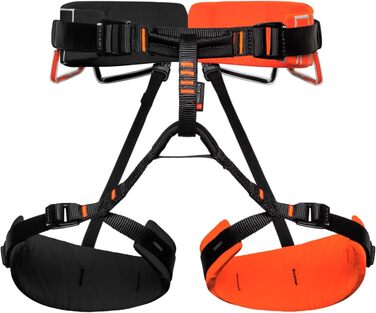 Ремінь Mammut 4 Slide Harness Klettergurt XS-M яскраво-помаранчевий-чорний
