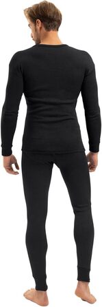 Чоловічий комплект лижної та термобілизни MT - довга білизна Soft Inside, 3XL, чорний