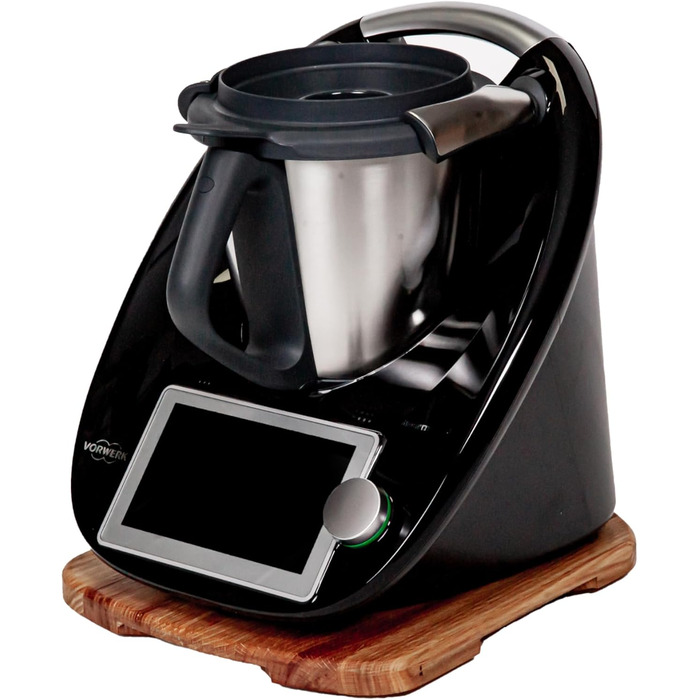 Розсувна дошка MB Manufaktura Barel для Thermomix TM6 TM5 Дошка для Thermomix виготовлена з деревини дуба без зусиль переміщення без пошкодження ваг - стійка підставка за рахунок гасіння вібрації Преміум - Дуб