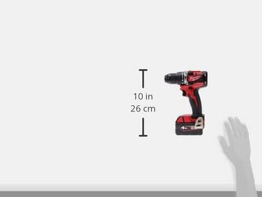 Акумуляторний ударний дриль-шуруповерт Milwaukee M18CBLPD-422C червоний