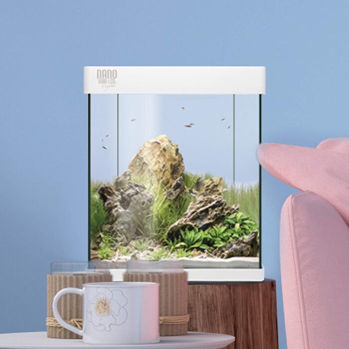 Набір для акваріума ICA KNA30 Nano Aqualed Crystal, білий