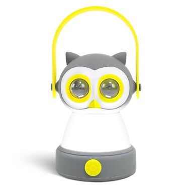 Світлодіодний кемпінговий ліхтарик з тваринним дизайном, дитячий ліхтарик-ліхтарик з совою, подарунок на день народження або дитячі вечірки, Різдво, вік 6 (батарейки не входять до комплекту) Сова