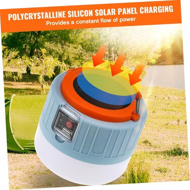 Сонячний кемпінговий світильник ibasenice з дистанційним керуванням, акумуляторний наметовий світильник для кемпінгу та саду, розумний індикатор живлення, режими яскравості, універсальне використання