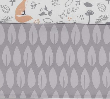 Комплект постільної білизни в дитяче ліжечко Bedtime Originals Deer Park 3-спальний, сірий, тварини, ліс