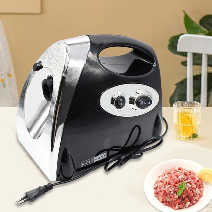 Електрична м'ясорубка 2800 Вт 220В автоматична м'ясорубка з нержавіючої сталі з насадкою для фаршу для ковбас та насадкою для соси