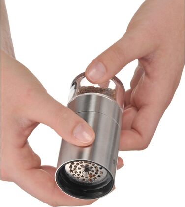 См, Різак для перцю чилі з ріжучим блоком, подрібнювач чилі, нержавіюча сталь Cromargan, різак для сушених трав, спецій, 10,5