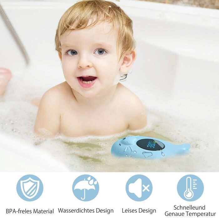 Цифровий термометр для ванни Дитячий безпечний термометр для ванни Цифровий термометр Термометр Дитяча ванна Термометр для ванни Т