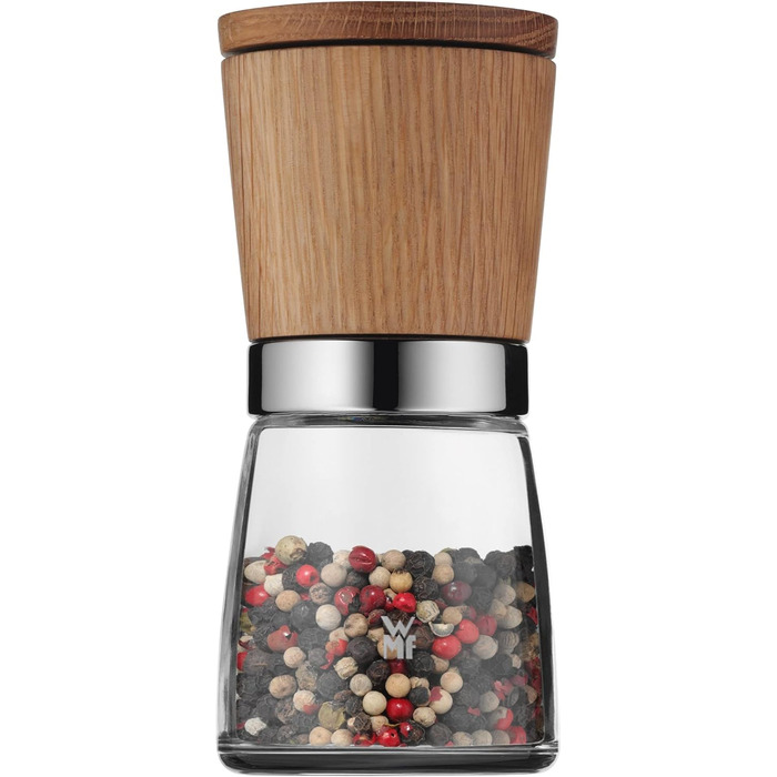 Млин для солі та перцю, без наповнення, для солі, перцю, перцю, сільового млина, перцевого млина з дерева, керамічного подрібнювача одинарний