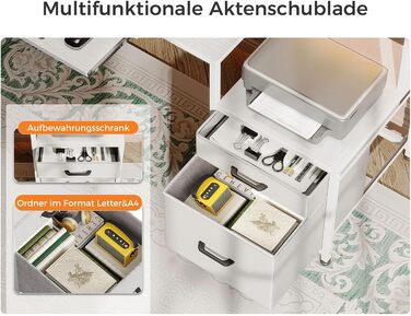 Ігровий стіл Coleshome зі світлодіодним освітленням, 140x48 см, стіл з тканинними шухлядами, комп&39ютерний стіл з 2 розетками та 2 USB-портами, ігровий стіл з підставкою для монітора для домашнього офісу, білий 140x48 см