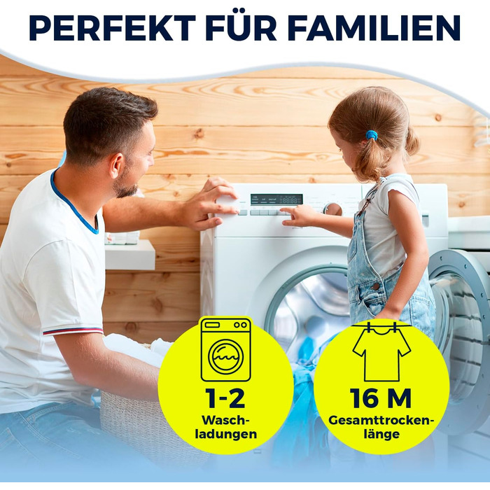 Поворотна сушарка для білизни EASYmaxx, складна сушарка для білизни в приміщенні та на відкритому повітрі Погодостійка та легка, 4