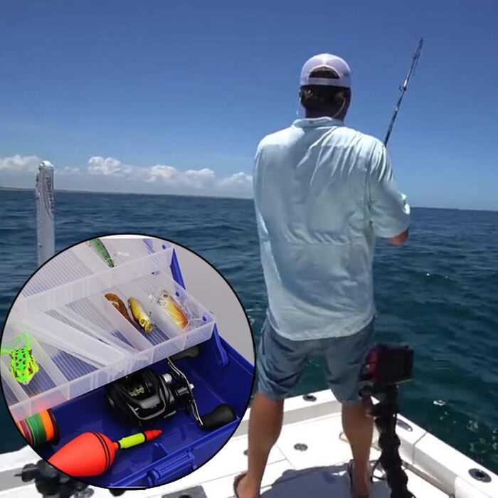 Ящик для рибальських снастей, багатошаровий ящик для снастей, ящик для зберігання рибальських аксесуарів, ящик для зберігання рибальських аксесуарів та спорядження