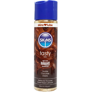 Їстівний гель-лубрикант SKINS подвійний шоколад, 130 мл