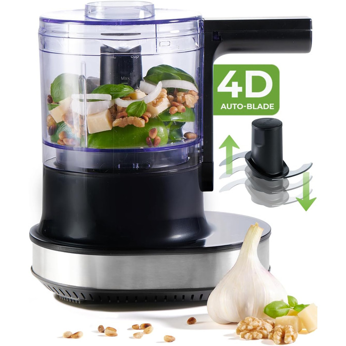 Подрібнювач кухонний електричний з функцією AUTO-BLADE - без вмісту BPA - німецький бренд - Кухонний комбайн універсальний подрібн