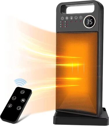 Керамічний тепловентилятор Енергозберігаючий Тихий, електричний обігрівач Miavogo 2000 Вт З 3-ступінчастим нагріванням, функцією т