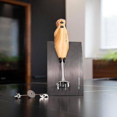 Занурювальний блендер ESGE-Zauberstab 91021 Design Edition Douglasie, електричний AC-двигун, 2 швидкості, 17 000 об/хв