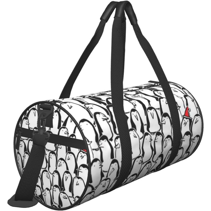 Стильна дорожня сумка Зграя пінгвінів, спортивна сумка для чоловіків та жінок, сумка для подорожей та спорту