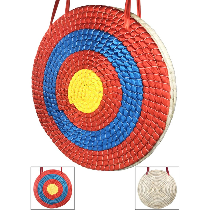 Мішень для стрільби з лука – солом'яна, кругла, традиційна, 50×50×6 см