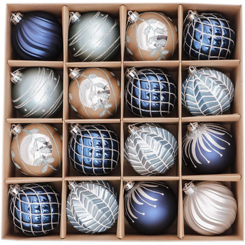 Різдвяні кульки 16 шт Valery Madelyn