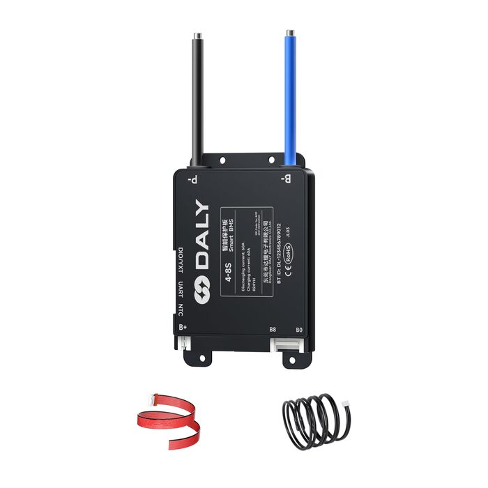 Розумний інтегрований Bluetooth-моніторинг, захист літієвих акумуляторів LiFePO4 Li-ion LTO для електровелосипедів та скутерів 60A 4S-8S BMS, 60A 4S-8S 12V-24V -