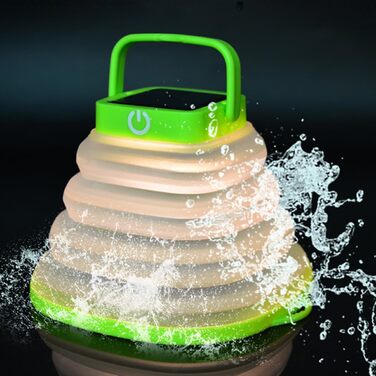 Портативний сонячний ліхтар із функцією заряджання через USB, складний світлодіодний ліхтар для кемпінгу та намету, призначений для використання на свіжому повітрі та в надзвичайних ситуаціях. Легкий та компактний, з практичною ручкою для підвішування.