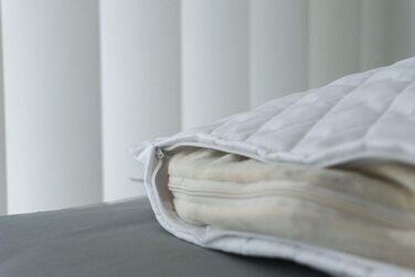 Подушка зі швейцарської сосни 40x80 см стьобана, з додатковою органічною вставкою Подушка зі швейцарської сосни