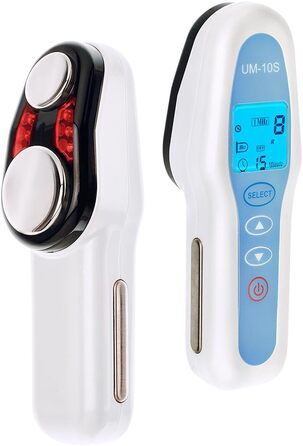 Ультразвуковий апарат UltraMed для домашнього використання - Косметичний ультразвук для тіла та обличчя з частотою 1 МГц та 3 МГц омолодження шкіри - лікування зморшок - плямиста шкіра - розтяжки - підтяжка шкіри