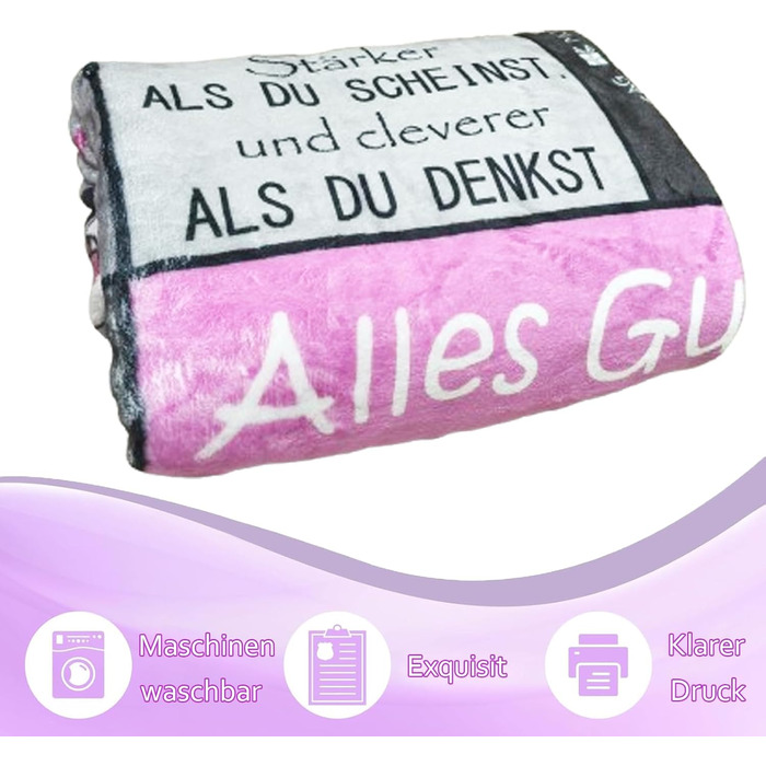 Подарунків для жінок плед, пухнастий плед, подарунок на 60-річчя жінки, подарунок на день народження сестри, дівчини, доньки, матері, дружини, найкращої подруги, подарунок на День матері, 150x130 см, 60-річчя, 60