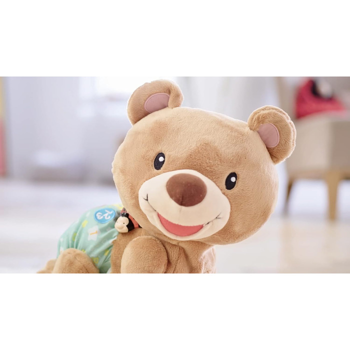 Інтерактивна плюшева іграшка, яка самостійно повзає, рахує, розмовляє і співає - Для дітей 9-36 місяців