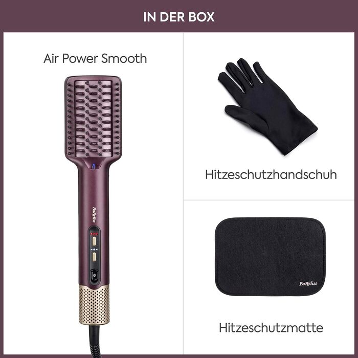 Стайлер для вологого та сухого волосся BaByliss Air Power Smooth, AS6400E