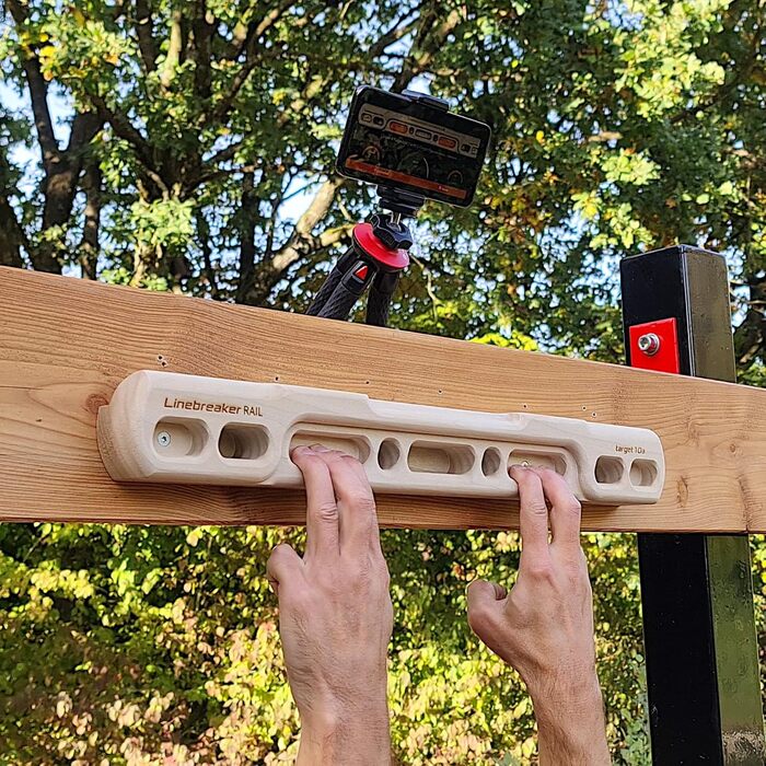 Компактний хінґборд для скелелазів Компактний грифборд із застосунком для цілеспрямованих тренувань зі скелелазіння