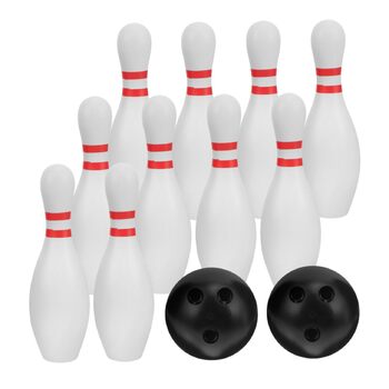 Для великих кеглі Skittles, використання в приміщенні/на вулиці, сприяє розвитку моторики, координації рук і очей та логічного мислення, міцна пластикова гра в боулінг для малюків та сімейних розваг