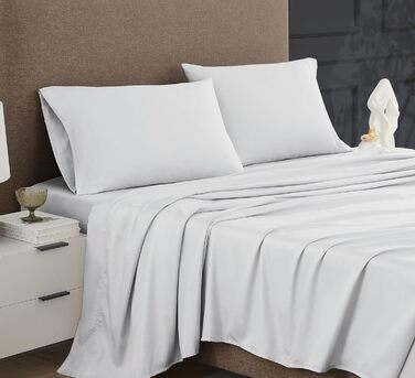 Комплект постільної білизни Linen Closet Performance Cool Grey Queen, 4 предмета, сірий (холодний сірий), розмір Queen