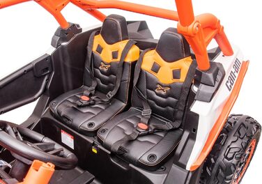 Дитячий електромобіль FINOOS Maverick Buggy 24V, дитячий автомобіль 2-місний, з пультом дистанційного керування 2.4GHz, 4 x мотор