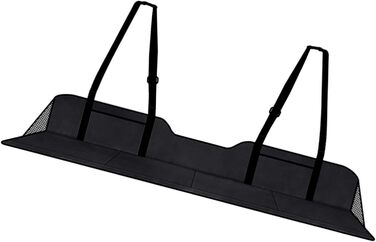 Матрац-подовжувач заднього сидіння автомобіля Матрац для кемпінгу Складаний матрац для заднього сидіння Подовжувач заднього сидіння Подовжувальна панель матраца заднього сидіння з сумкою для зберігання для вантажівок, риболовлі, кемпінгу, чорного кольору