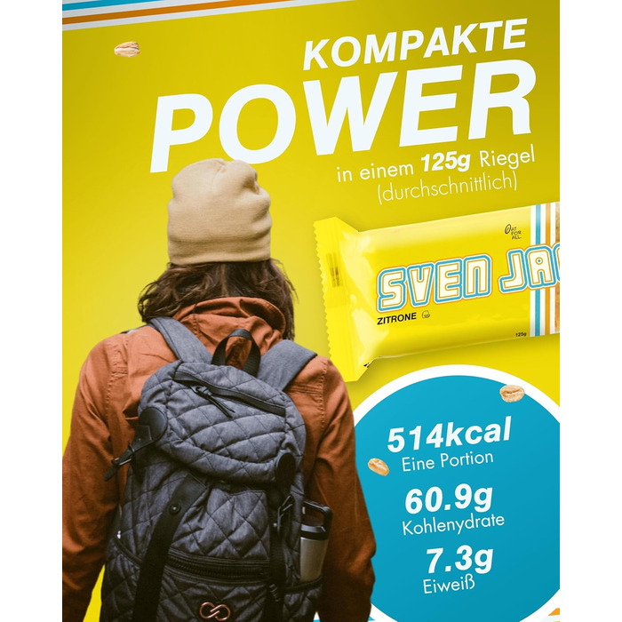 Енергетичний торт) Вівсяні батончики OUTDOOR Mix Box 24 x 125 г I Оригінальні вівсяні пластівці, енергетичні батончики I Веганські вівсяні батончики Довголанцюгові вуглеводи та низький вміст цукру Різні різновиди