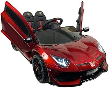 Дитячий електромобіль Lamborghini Aventador - Ліцензійний - RC, 2.4 Ghz пульт дистанційного керування - Дитячий автомобіль - плавн