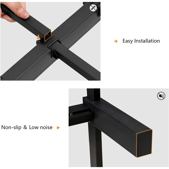 Каркас ліжка 90 x 200, каркас ліжка з місцем для зберігання під ліжком, металеве ліжко, односпальне ліжко - чорне односпальне ліжко 90 x 200 см