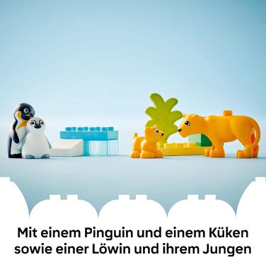 Сім&39ї диких тварин Пінгвіни та Леви, КОНСТРУКЦІЯ та ігровий набір, який дозволяє дітям дошкільного віку від 2 років грати фантаз