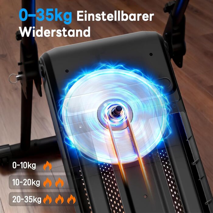 Магнітний степер HXD-ERGO 2025 для домашнього використання, тихий складаний степер для сходів з регульованою рамою та кутом нахилу педалей, домашній тренажер для тренувань усього тіла (темно-сірий)