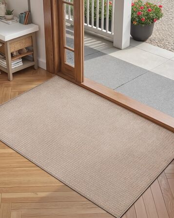 Килимок придверний COLOR&GEOMETRY 92x140 см бежевий
