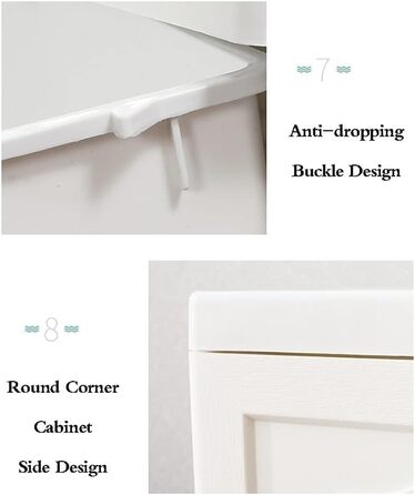 Кошики для зберігання Шафа для зберігання / ящик для зберігання Проста дитяча шафа Пластикові подвійні двері Сучасна мінімалістичн