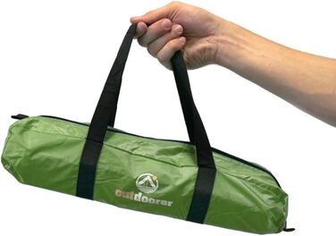 Легкий пляжний намет для активного відпочинку Helios Air 850 - пляжний намет із захистом від сонця UV 80, невеликий розмір для подорожей, сонцезахисний намет з алюмінієвими стійками (зелений)