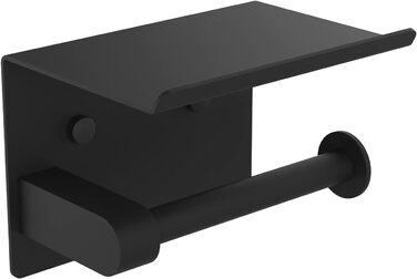 Тримач для туалетного рулону Ibergrif з 2 способами кріплення, тримач для туалетного рулону без свердління, настінний тримач для т