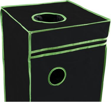 Тент для вирощування Zelsius MyHomeGrow Кімната для вирощування в приміщенні Гроубокс (40 x 40 x 160 см, Сірий) Сірий 40 x 40 x 160 см