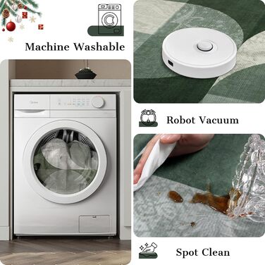 Килим-доріжка в стилі бохо для передпокою 80x200 см, зелений геометричний кухонний килим, який можна прати, нековзний килим-доріжка для передпокою, м&39який короткий ворс довгий килим для передпокою для кухні, спальні, вітальні, коридору 80 x 200 см (прям